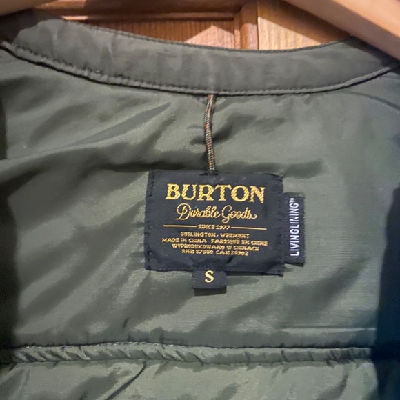 Burton Snowboards snap front quilted insulated/puffy jacket - Picture 2 of 5